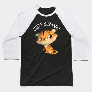 Cute and Smart Cookie Sweet kitty baby tiger cute baby outfit Baseball T-Shirt